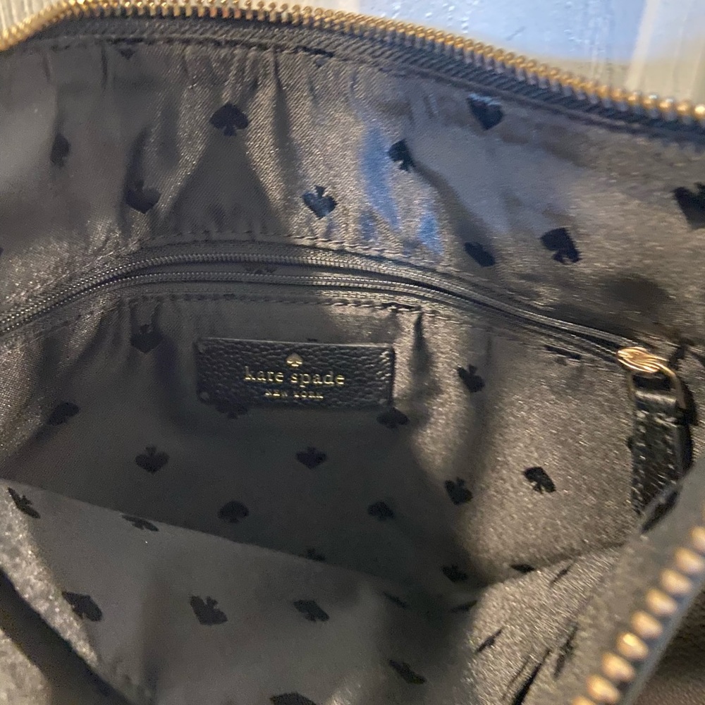 Kate Spade black crossbody bag with 2 straps - Picture 2 of 4